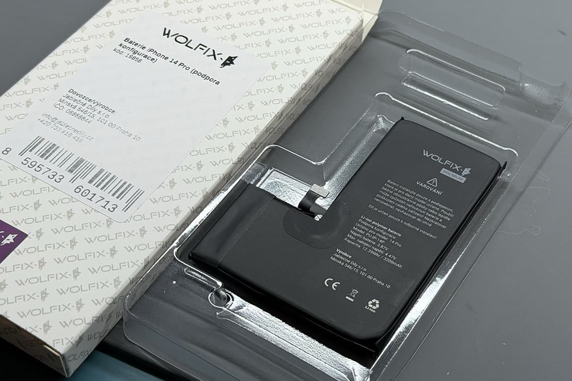 Výměna baterie iPhone 14 Pro – cena a průběh